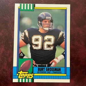 1990 Topps TIFFANY Set BURT GROSSMAN #384 CHARGERS ** MINT ** HIGH GRADE - Picture 1 of 2