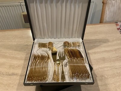 24 Karat vergoldetes hochwertiges Vintage Geschirr - Sbs rostfrei edelstahl - Bild 1 von 4