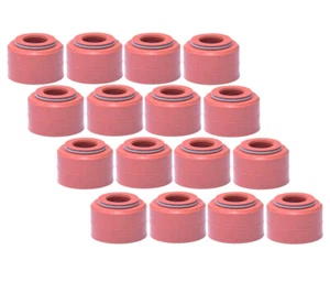 Juego de 16 sellos de vástago de válvula de silicona estilo paraguas 11/32" para Chevy Ford V8 - Imagen 1 de 1