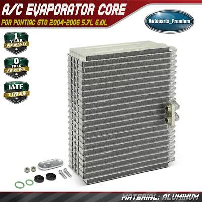 Núcleo evaporador de aire acondicionado de aluminio para Pontiac GTO 2004-2006 5,7 L 6,0 L placa y aleta Foto 1 de 4