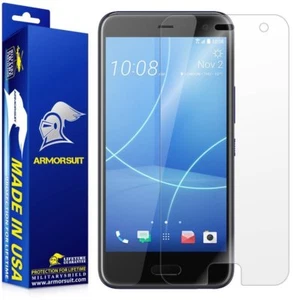 [2 Pack] ArmorSuit MilitaryShield HTC U11 Life Max Coverage HD Screen Protector - Picture 1 of 6