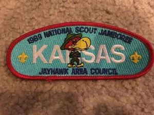 Boy Scout Jayhawk Area Kansas BSA Council JSP 1989 National Jamboree Patch - Picture 1 of 1