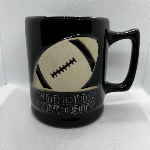 PURDUE FOOTBALL Boilermakers Mug Heavy Coffee Cup 10 oz Cover