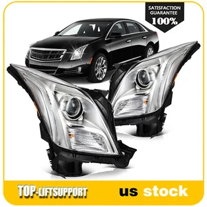 Pair LED Headlights Assembly For 2013-2017 Cadillac XTS 3.6L w/HID/Xenon - Picture 1 of 7