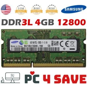 4GB DDR3L 1600MHz 1Rx8 PC3L-12800S SODIMM 1,35V Mini PC Laptop Speicher Samsung - Bild 1 von 2