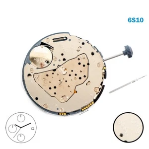 MIYOTA 6S10 JAPANESE MOVEMENT , 3 HANDS , DATE DISK ON 3 . - Picture 1 of 3