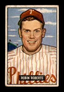 1951 Bowman #3 Robin Roberts Phillies VG+ *k5