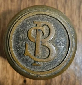 Antique Door Knob Public Service of Boston Building 1928 Yale Towne Victorian - Picture 1 of 10