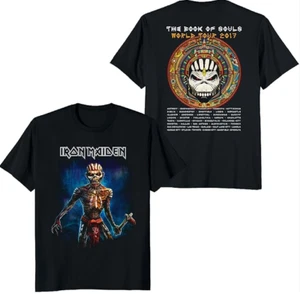 Camiseta negra Iron Maiden The Book of Souls 2017 World Tour Ed Axe - Imagen 1 de 2