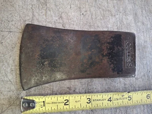 Vintage COLLINS 1-1/4 Pound lb Camp Hatchet Axe Single Bit Head Only - Picture 1 of 13
