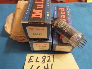 Radio tubes Three EL821/6CH6 Mullard NOS Two unopened - Bild 1 von 1