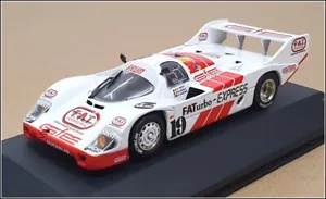 Quartzo Escala 1/43 Q3068 - Porsche 956 Cola Corta "BRUN FATURBO" Blanco/Rojo - Imagen 1 de 5