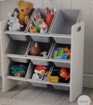 Kids Home 9 Tub Storage Unit Furniture For Kids Bedroom Perfect For Toys Storage - Image 1 of 4