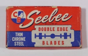 Rare "Seebee" CB Double Edge Razor Blades Safety WWII - Picture 1 of 5