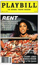 Daphne Rubin Vega SIGNED Playbill Magazine RENT COA
