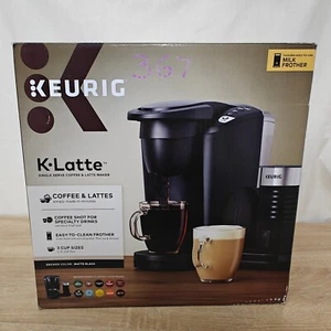 Keurig K-Cup Single Serve Coffee & Latte Maker w Milk Frother Black New Open Box - Picture 1 of 7