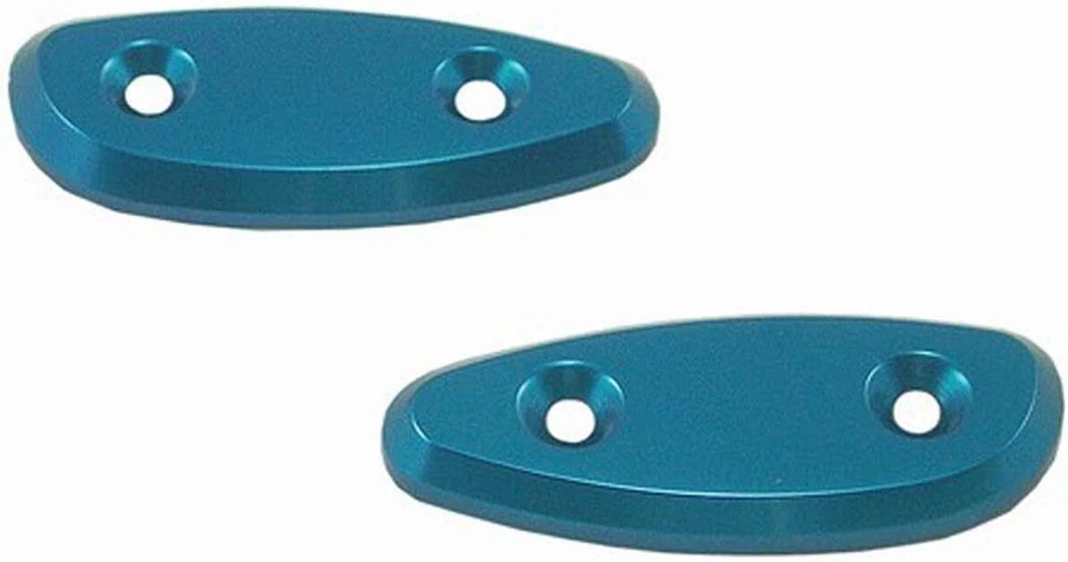 Tapas de bloqueo de espejo AZUL GSXR 600 750 GSXR 1000 HAYABUSA CNC Billet Aluminio Foto 1 de 1