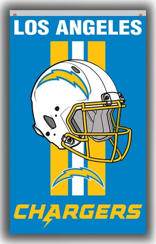 Los Angeles Chargers Football Team Helmet New Flag 90x150cm 3x5ft best banner Cover
