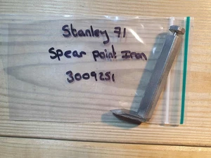 Vintage Stanley 71 Router Plane Spear Point Iron Woodworking Hand Tools Cutter - Picture 1 of 1