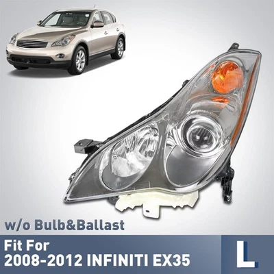 HID Headlight For 2008-12 INFINITI EX35/2013 EX37/2015-17 QX50 w/AFS Left Driver Foto 1 de 4