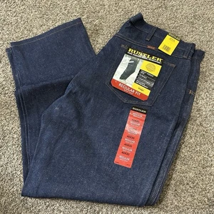 Vintage Wrangler Rustler Men's Boot Jean Heavyweight Denim Pre-shrunk 40x30 NWT - Picture 1 of 7