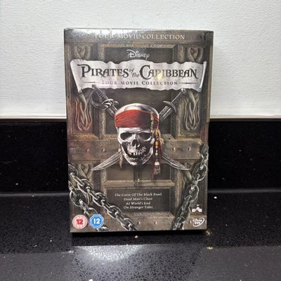 Pirates Of The Caribbean 1-4 (Box Set) Dvd New Sealed - Image 1 of 4