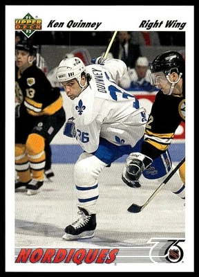 Ken Quinney *ROOKIE CARD* (RC) 1991-92 Upper Deck #419 - Image 1 of 2