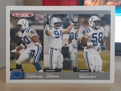 2004 GARY BRACKETT TOTAL *HIS ONLY OFFICIAL ROOKIE* RUTGERS INDIANAPOLIS COLTS - Image 1 of 2