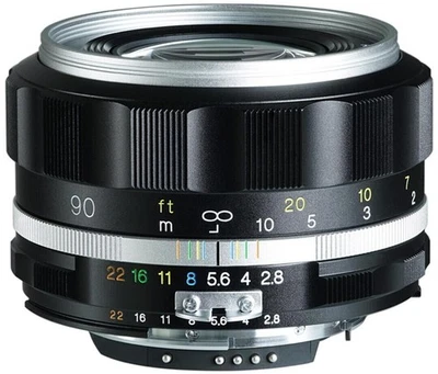 Voigtländer Apo-Skopar 2.8/90Mm SLII-S Chrome Pour Nikon F - Photo 1/2