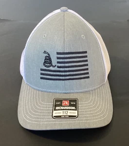Richardson Original 112 Trucker Hat One Size Gadsden Flag  Symbol Embroidered  - Picture 1 of 8