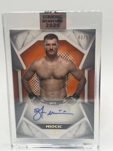 Topps UFC Striking Signatures SP /50 Stipe Auto - Picture 1 of 2