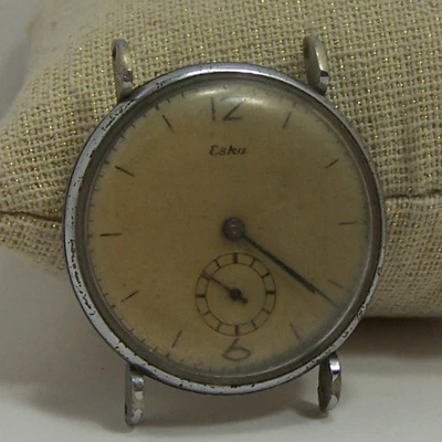 Reloj de cuerda manual Eska vintage para hombre piezas/reparación/restauración, no funciona Foto 1 de 4