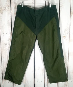 Pantaloni Brushmasters Hunting Field uomo 40x28 tela protezione spazzola zip caviglia made in USA - Foto 1 di 8