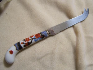 Cuchillo de queso PRILL Sheffield porcelana diseño asiático - Imagen 1 de 6