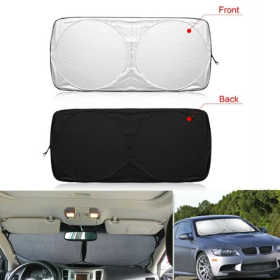 Car Front Windshield Sun Shade Blocks Rays Sun Protector Sunshade Cover - Image 1 of 4