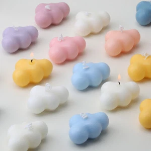 1PC Scented Candle Cloud Shaped Cute Aromatherapy Candle 3D Bedroom Home Decorat - Picture 1 of 15