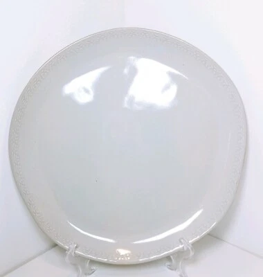 HEARTH AND HAND WITH MAGNOLIA Hearth And Hand Magnolia Stoneware Cream Platter 13.5" X 13.5" Joanna Gaines NEW