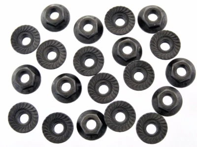 Tuercas de brida Ford - M6-1,0 mm rosca - 10 mm hexagonal - brida de 16 mm - 20 tuercas - #193 Foto 1 de 4