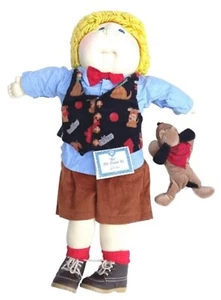 Cabbage Patch Kids Collectors Club - DEXTER & PUPPY - 22" Soft Sculp Doll *RARE* - Picture 1 of 11