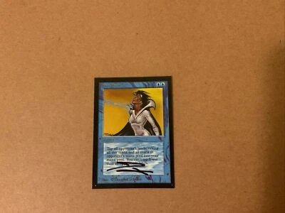 MTG Magic Drain Power Signed Artist Proof Beta LEB Douglas Schuler - Image 1 of 2