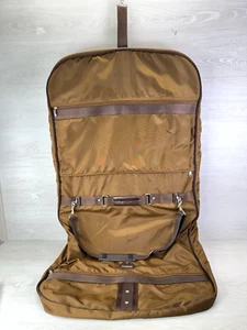 Samsonite Brown Hanging Garment Bag Suit Dress Shoulder Strap Adjusts - Picture 1 of 15