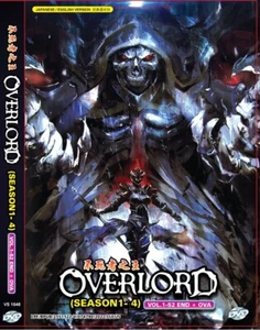 DVD Anime Overlord Complete TV Series Season 1-4 (Vol.1-52 End + OVA) Eng Dub - Picture 1 of 4