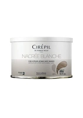 - Lata de cera Nacrée Blanche - 400 g / 14,11 oz - Sin perfume - Textura ontuosa - P... Foto 1 de 4