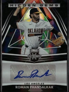 2022 Elite Extra Edition #HG-RP Roman Phansalkar Hidden Gems Auto C348 - Picture 1 of 2
