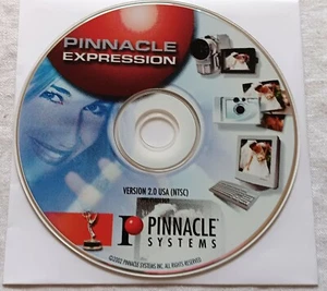 Pinnacle Expression 2.0 Video Picture DVD CD Burner Computer Software Label Disk - Picture 1 of 1