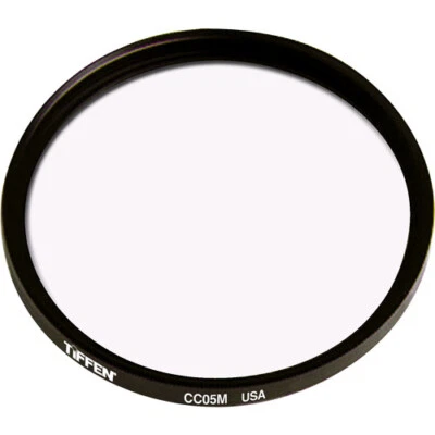 Tiffen 105mm Coarse Thread CC05M Magenta Filter  MFR #105CCC05M - Image 1 of 4