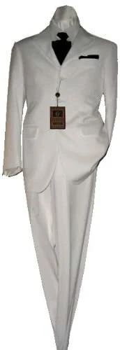 Traje para hombre GIORGIO FIORELLI 3 botones blanco liso  Foto 1 de 4