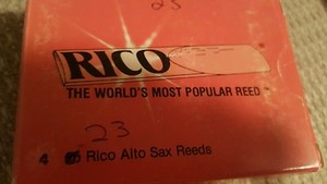 Rico alto sax reeds box of 23 strength 4