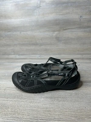 Sandalias Jeep J-41 para mujer talla 6,5 negras aventura duna senderismo tracción de goma Foto 1 de 4