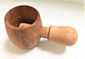 Olive Wood Nut Cracker Screw Handcrafted from Natural Olive Wood Bethlehem - Picture 1 of 20
